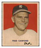 1949 Bowman Baseball #236 Fred Sanford Yankees EX 501779