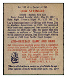 1949 Bowman Baseball #183 Lou Stringer Red Sox NR-MT 501804