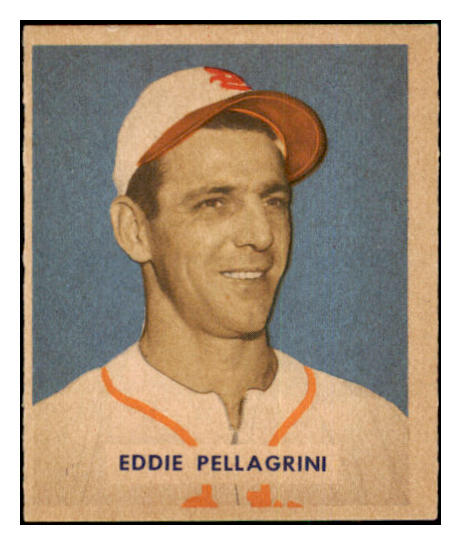 1949 Bowman Baseball #172 Eddie Pellagrini Browns NR-MT 501809