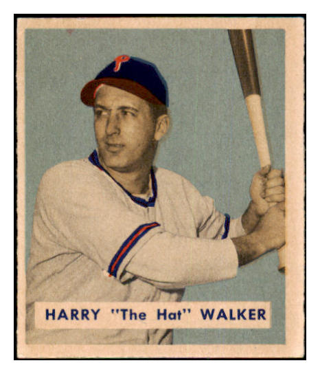 1949 Bowman Baseball #130 Harry Walker Cubs NR-MT 501813