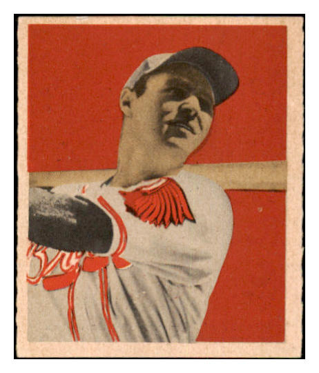 1949 Bowman Baseball #072 Tommy Holmes Braves NR-MT 501815