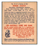 1949 Bowman Baseball #055 Eddie Joost A's NR-MT 501817