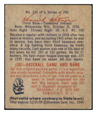 1949 Bowman Baseball #125 Ken Keltner Indians NR-MT 501823