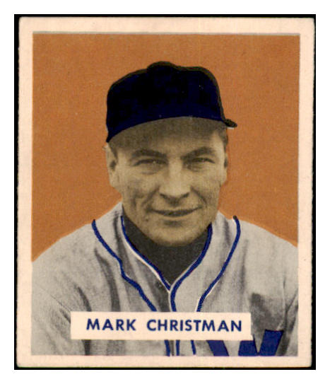 1949 Bowman Baseball #121 Mark Christman Senators NR-MT 501824