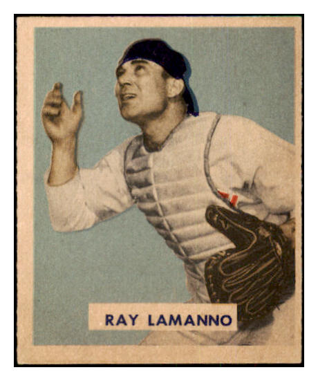 1949 Bowman Baseball #113 Ray Lamanno Reds NR-MT 501826