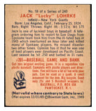 1949 Bowman Baseball #059 Jack Lohrke Giants EX-MT 501877