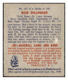 1949 Bowman Baseball #143 Bob Dillinger Browns VG Print 501878