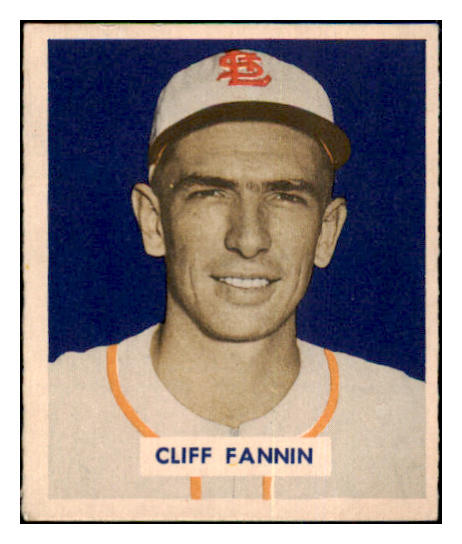 1949 Bowman Baseball #120 Cliff Fannin Browns EX-MT 501885