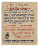 1949 Bowman Baseball #117 Walker Cooper Giants EX-MT 501886