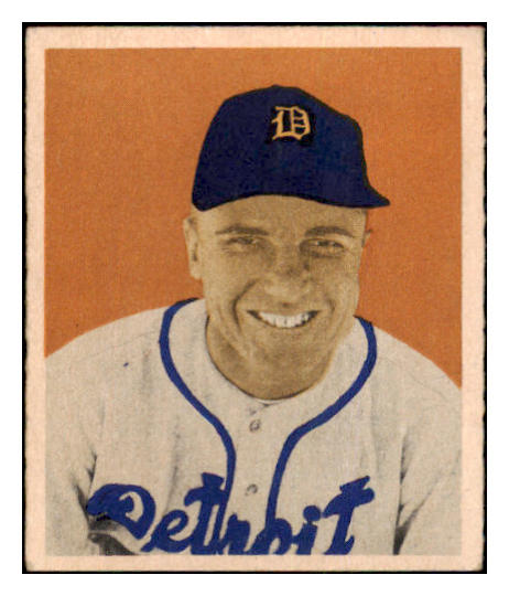 1949 Bowman Baseball #075 Eddie Mayo Tigers EX-MT 501899