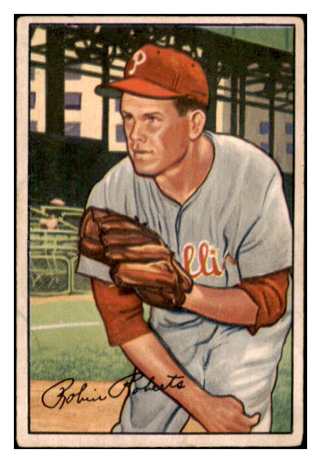 1952 Bowman Baseball #004 Robin Roberts Phillies VG 501921