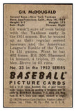 1952 Bowman Baseball #033 Gil McDougald Yankees EX+/EX-MT 501922