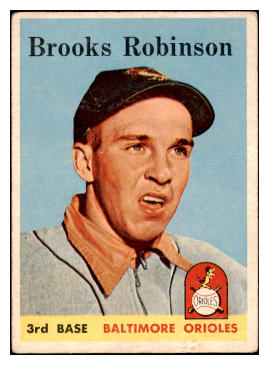 1958 Topps Baseball #307 Brooks Robinson Orioles VG-EX 501938