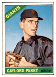 1966 Topps Baseball #598 Gaylord Perry Giants EX 501949