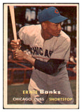 1957 Topps Baseball #055 Ernie Banks Cubs VG-EX 501951