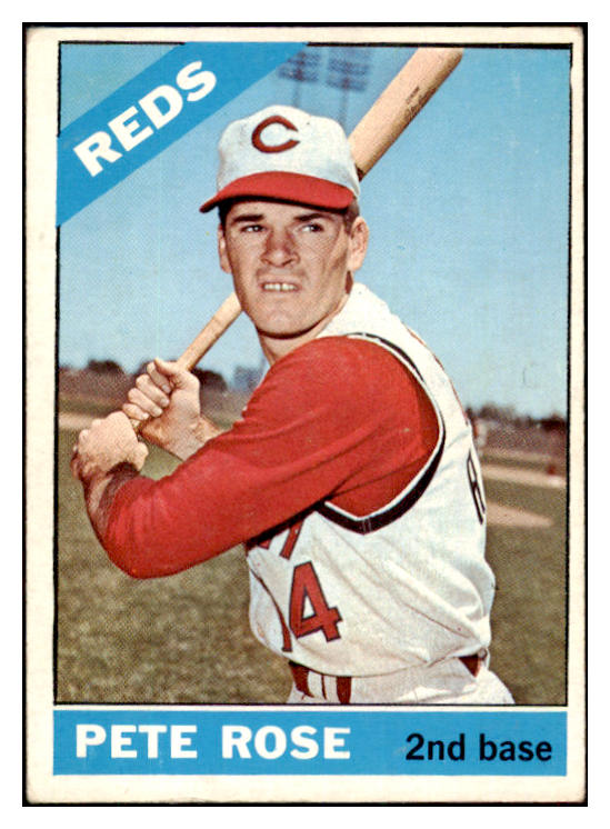 1966 Topps Baseball #030 Pete Rose Reds VG-EX 501956
