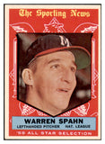 1959 Topps Baseball #571 Warren Spahn A.S. Braves VG-EX 501960