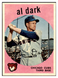 1959 Topps Baseball #502 Al Dark Cubs NR-MT 501981