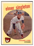 1959 Topps Baseball #548 Elmer Singleton Cubs EX 501990