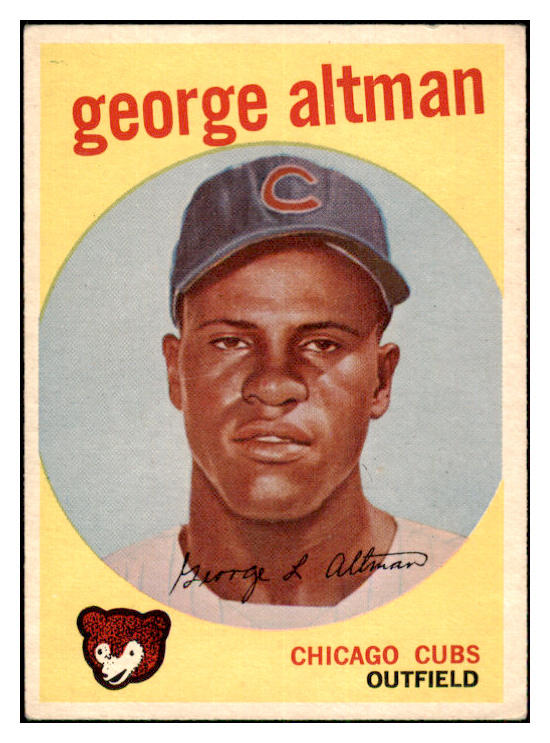 1959 Topps Baseball #512 George Altman Cubs EX 501994