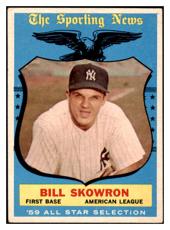 1959 Topps Baseball #554 Bill Skowron A.S. Yankees EX-MT 501995