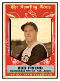 1959 Topps Baseball #569 Bob Friend A.S. Pirates VG 501998