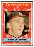 1959 Topps Baseball #571 Warren Spahn A.S. Braves VG-EX 502000