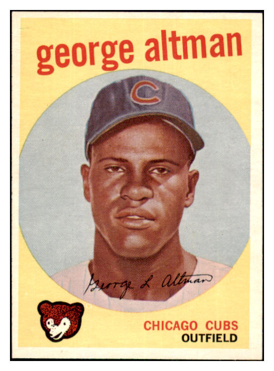 1959 Topps Baseball #512 George Altman Cubs NR-MT 502001