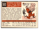 1959 Topps Baseball #512 George Altman Cubs NR-MT 502001