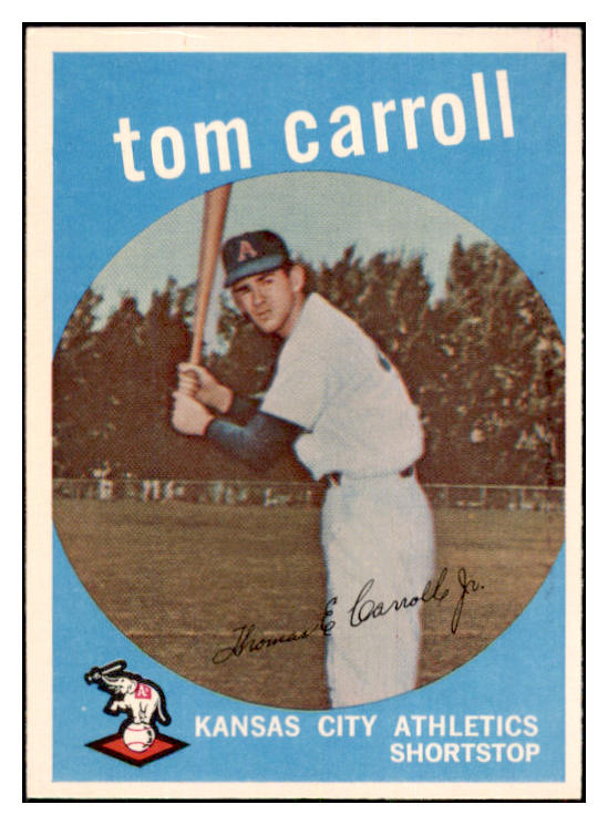 1959 Topps Baseball #513 Tommy Carroll A's NR-MT 502002
