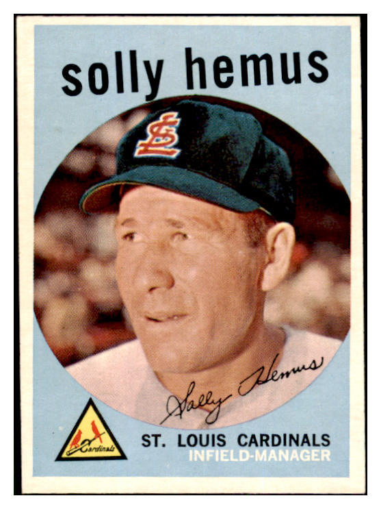 1959 Topps Baseball #527 Solly Hemus Cardinals NR-MT 502007