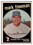 1959 Topps Baseball #532 Mark Freeman A's NR-MT 502009