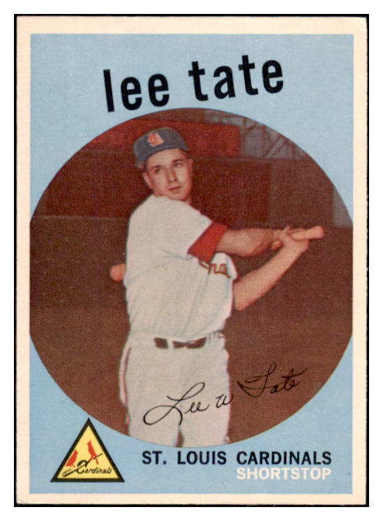 1959 Topps Baseball #544 Lee Tate Cardinals NR-MT 502013