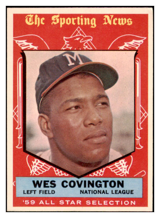 1959 Topps Baseball #565 Wes Covington A.S. Braves NR-MT 502015