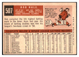 1959 Topps Baseball #507 Bob Hale Orioles EX-MT 502018