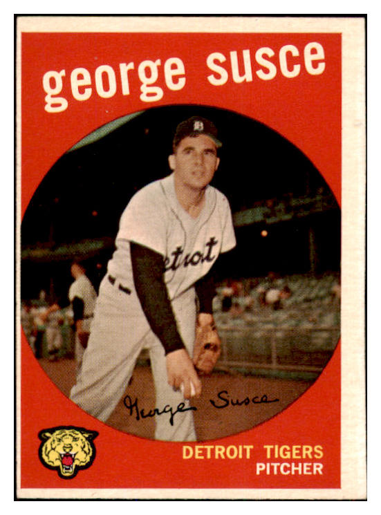 1959 Topps Baseball #511 George Susce Tigers EX-MT 502020