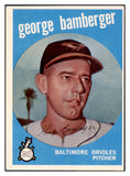 1959 Topps Baseball #529 George Bamberger Orioles EX-MT 502022