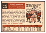 1959 Topps Baseball #529 George Bamberger Orioles EX-MT 502022