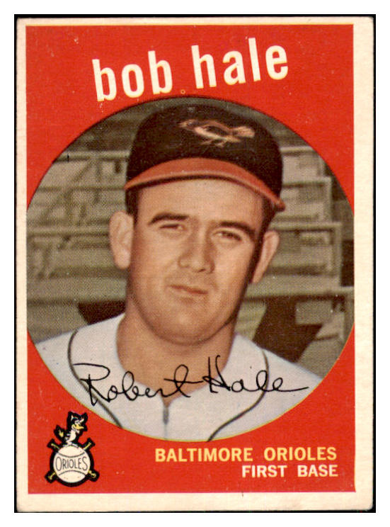 1959 Topps Baseball #507 Bob Hale Orioles VG-EX 502024