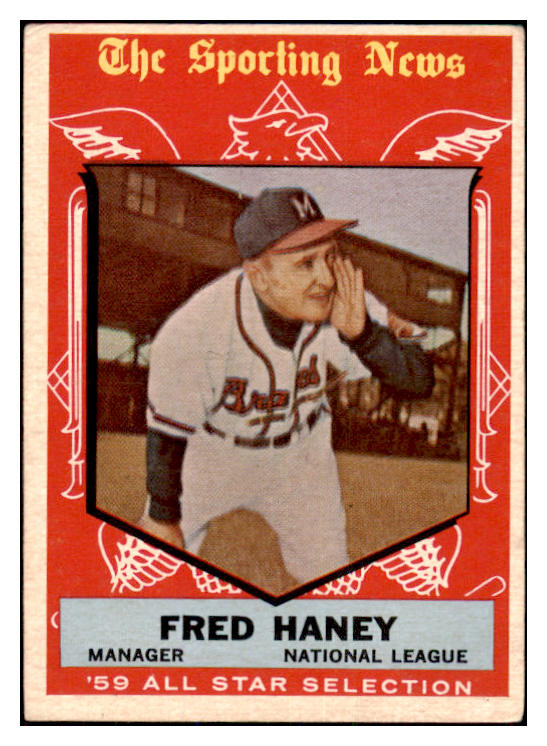 1959 Topps Baseball #551 Fred Haney A.S. Braves VG-EX 502029