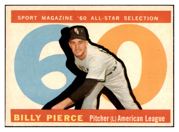 1960 Topps Baseball #571 Billy Pierce A.S. White Sox NR-MT 502033