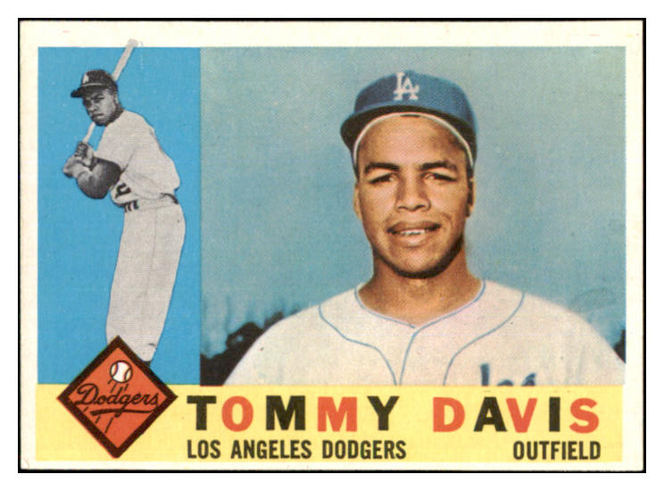 1960 Topps Baseball #509 Tommy Davis Dodgers EX-MT 502034