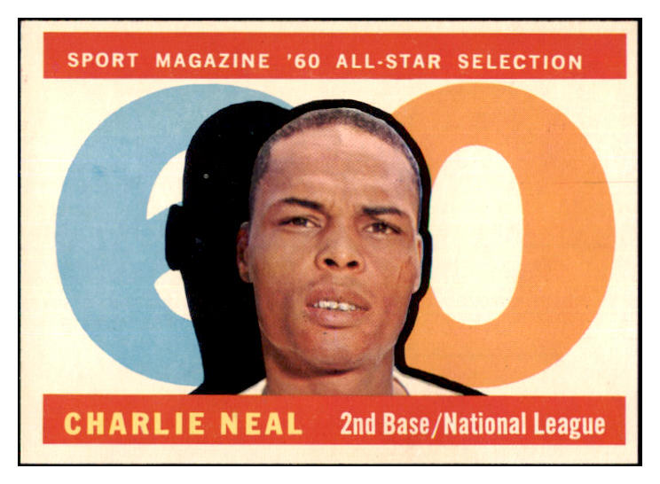 1960 Topps Baseball #556 Charlie Neal A.S. Dodgers NR-MT 502036