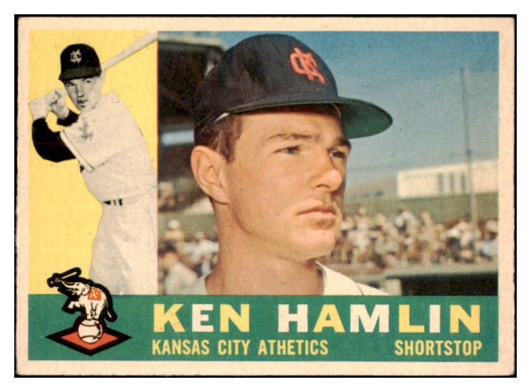 1960 Topps Baseball #542 Ken Hamlin A's EX-MT 502038