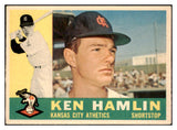 1960 Topps Baseball #542 Ken Hamlin A's EX-MT 502038