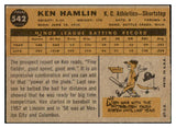 1960 Topps Baseball #542 Ken Hamlin A's EX-MT 502038