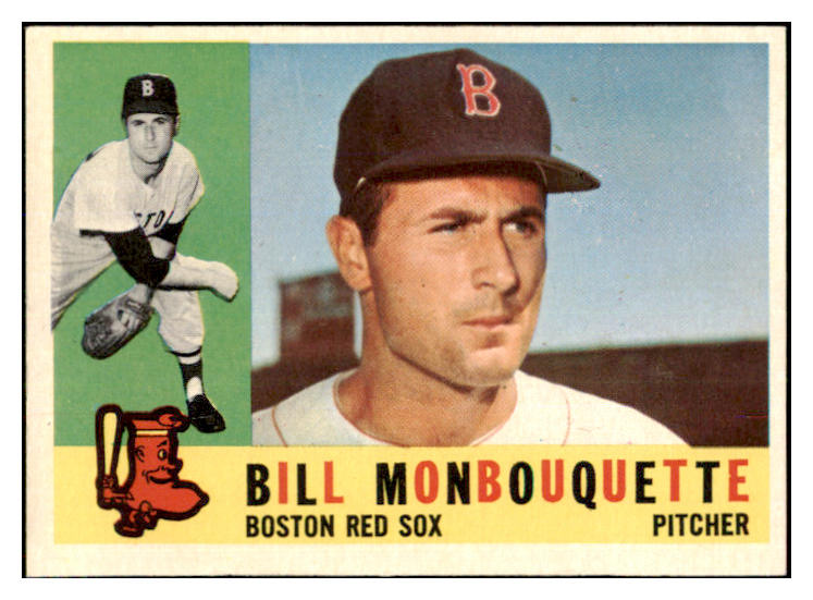 1960 Topps Baseball #544 Bill Monbouquette Red Sox EX 502042