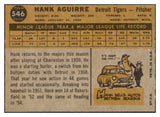 1960 Topps Baseball #546 Hank Aguirre Tigers EX-MT 502045