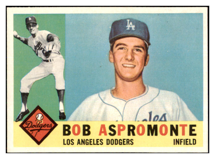 1960 Topps Baseball #547 Bob Aspromonte Dodgers EX-MT 502046