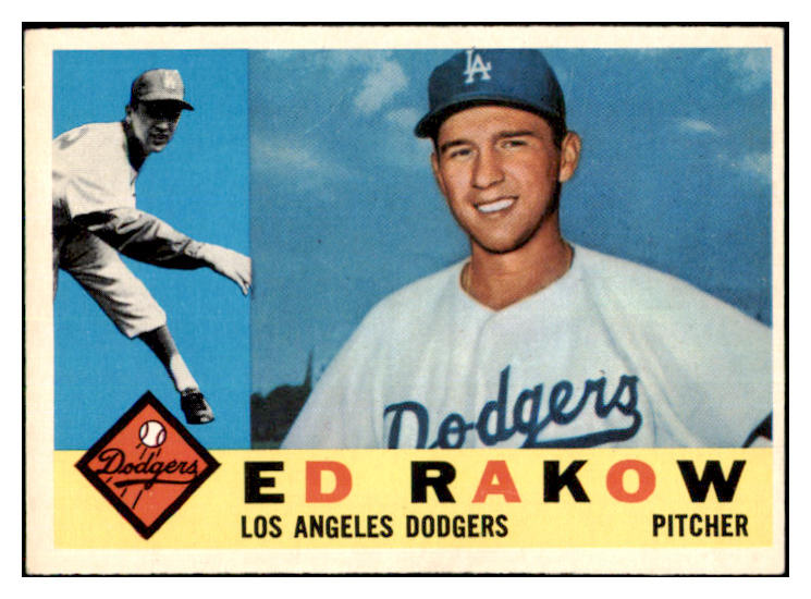 1960 Topps Baseball #551 Ed Rakow Dodgers NR-MT 502053